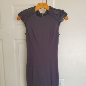Bebe black ponte dress